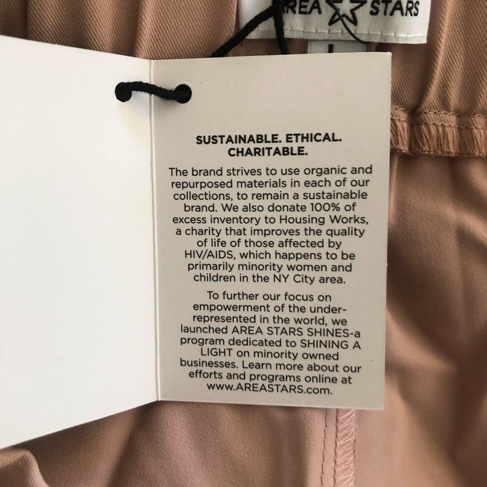 Area Stars NWT Women’s Lightweight Side Zip Pink Everly Slacks Large - Picture 12 of 15